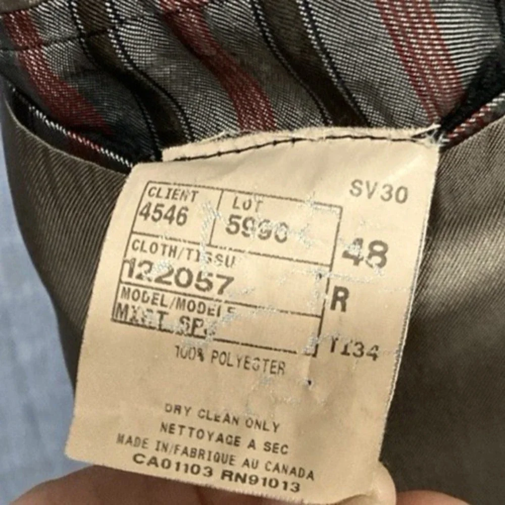 Jack Victor Brown Blazer 48R  Luxury Soft Feels Like Suede Made in Canda